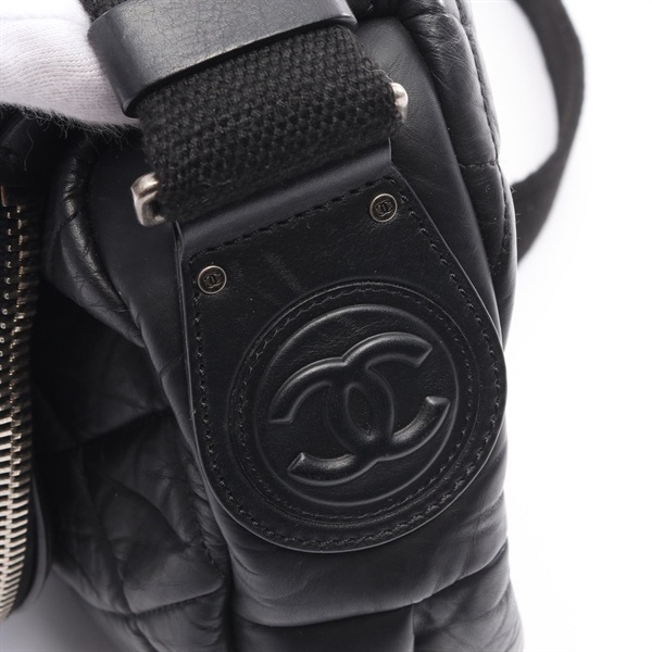 【難あり】CHANEL*シャネル　コココクーンショルダーバッグ ナイロン ブラック CHANEL シャネル コココクーン ショルダーバッグ 正規品 ブラック