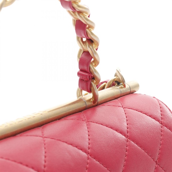 シャネル(CHANEL)シャネル マトラッセ トップハンドル マゼンダ
