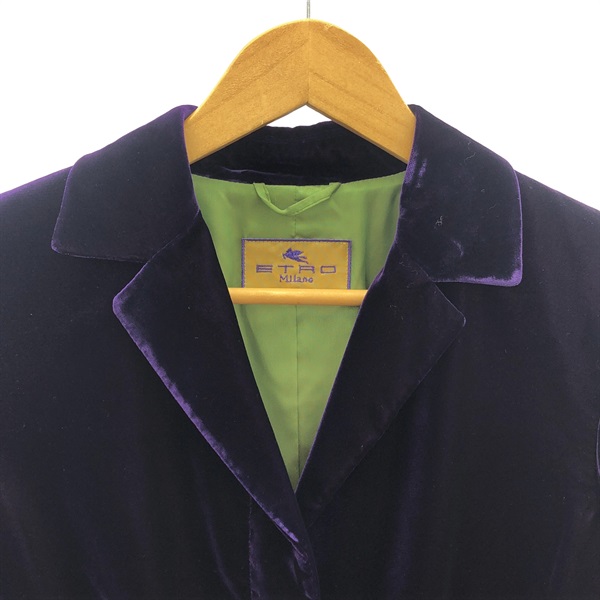 エトロ(ETRO)エトロ ベルベットオーバーコート その他コート 衣料品
