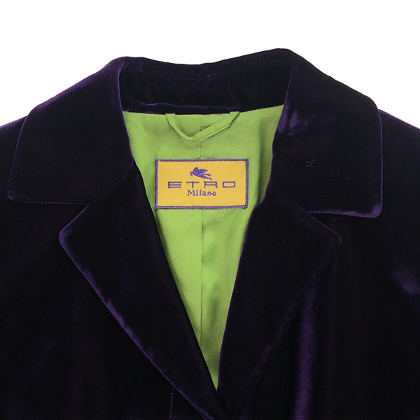 新品未使用　ETRO アウター エトロ(ETRO)エトロ ベルベットオーバーコート その他コート