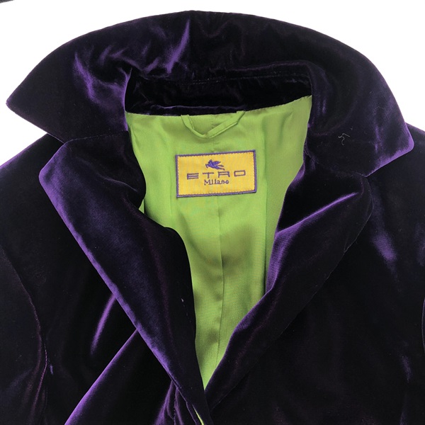 エトロ(ETRO)エトロ ベルベットオーバーコート その他コート 衣料品
