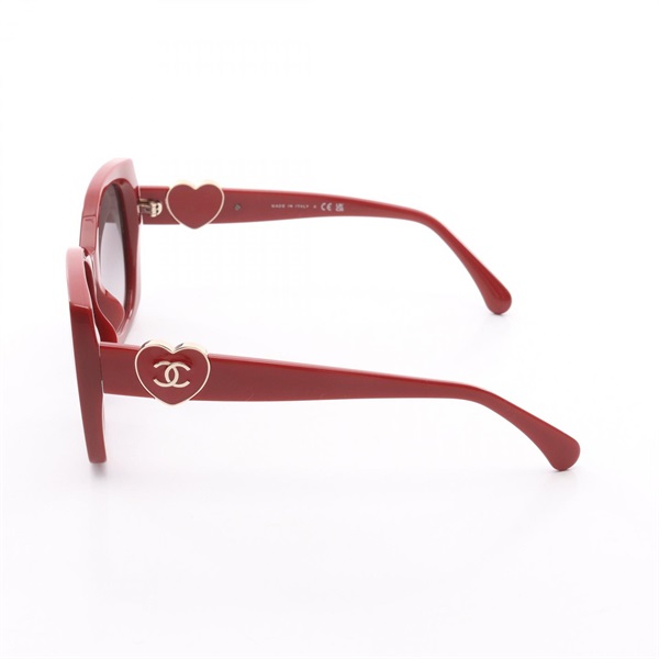 美品✨️　CHANEL　サングラス　ココマーク　サイドロゴ　レッド　ピンク CHANEL シャネル サングラス サイドココマーク ピンク 1349/3P