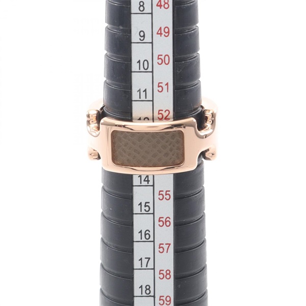 HERMES リング　オランプ　PM シルバー　ブラウン　指輪　16号 エルメス(HERMES)エルメス オランプPM リング・指輪 ジュエリー