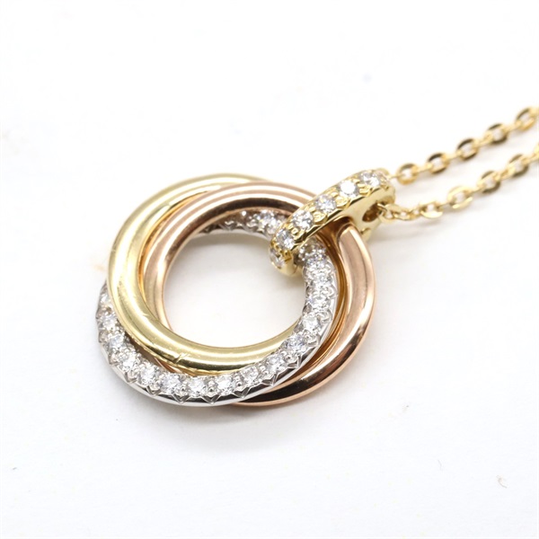 カルティエ(CARTIER)カルティエ トリニティネックレス ダイヤ