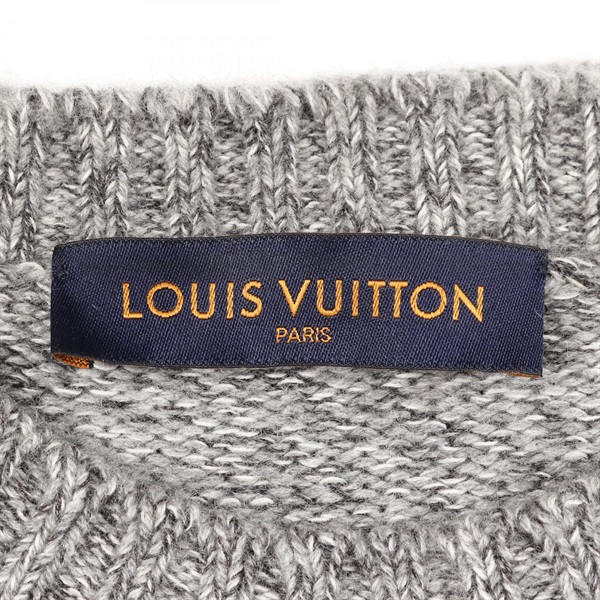 LOUIS VUITTON ロゴプリント セーター 新作】LV ルイヴィトン ロゴがおしゃれ 長袖ニット (Louis