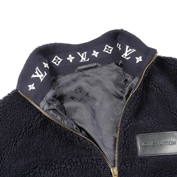 良品▼2016年製　ルイヴィトン　ラインデザイン　レザーパッチ・ロゴボタン付　デニムパンツ　インディゴ FR40/USA30 SL 正規品 フランス製 Louis Vuitton Japan on X