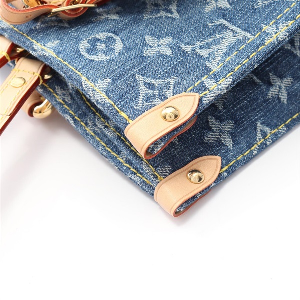 超美品★ルイヴィトン LVリミックス(モノグラム デニム) オンザゴーPM LOUIS VUITTON - ルイヴィトン LVリミックスモノグラム デニム