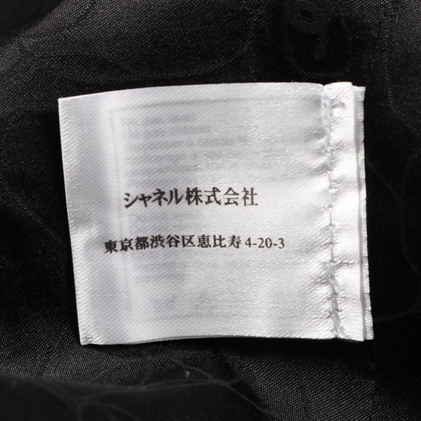 シャネル(CHANEL)シャネル ココマークボタン ツイード ノーカラー