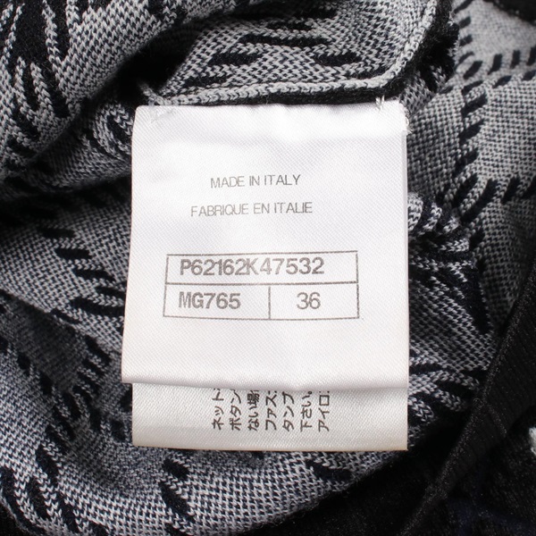 シャネル(CHANEL)シャネル ロゴ チェック ハイネック ニット 衣料品