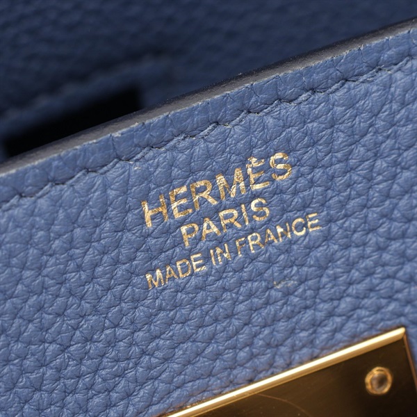 不要になったので出品いたします。すべて新品未使用品になります。 エルメス(HERMES)エルメス バーキン30 ブルーブライトン ハンドバッグ