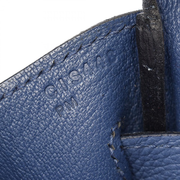 エルメス(HERMES)エルメス バーキン30 ブルーブライトン ハンドバッグ
