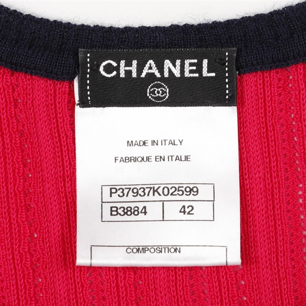 訳あり　中古　美品　シャネル　CHANEL 　赤　タンクトップ 訳あり 中古 美品 シャネル CHANEL 赤 タンクトップ レッド（赤