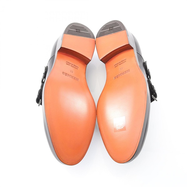 エルメス(HERMES)エルメス コリエドシアン プレーントゥ ダブルモンク