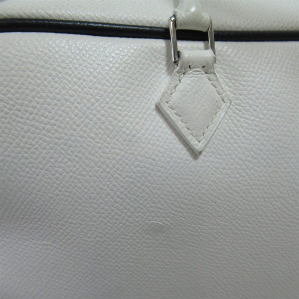 エルメス(HERMES)エルメス プリュム28 ホワイト ハンドバッグ