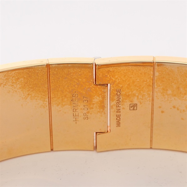 m*e様 エルメス　ゴールド バングル ベージュパネル 中古・古着通販】HERMES (エルメス) バングル エマイユPM 七宝焼