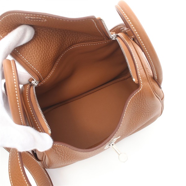 エルメス HERMES リンディミニ W刻 ゴールド トリヨンクレマンス  