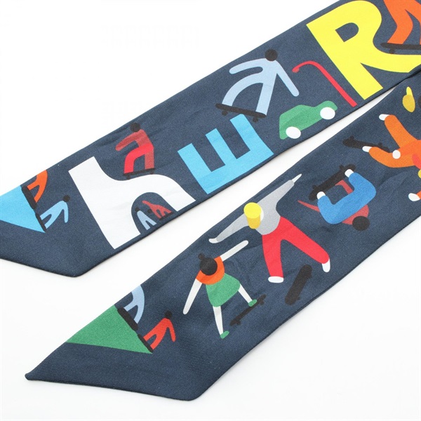 エルメス(HERMES)エルメス ツイリー Figures Libres スカーフ 衣料品  