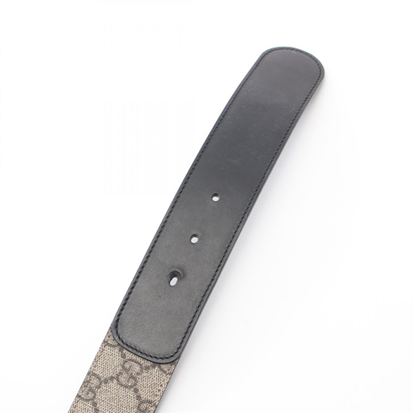 グッチ(GUCCI)グッチ ダブルGバックル GGスプリーム ワイド ベルト