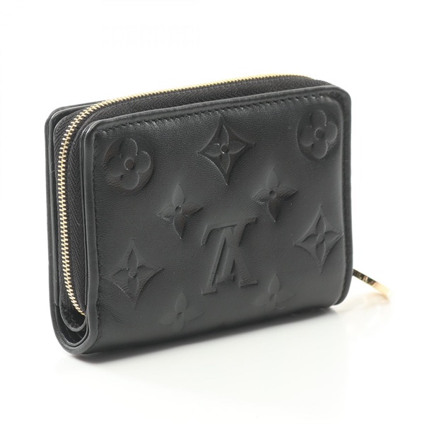 LUIS VUITTON三つ折り財布　エンボス加工ブラック LUIS VUITTON三つ折り財布 エンボス加工ブラック 楽天市場