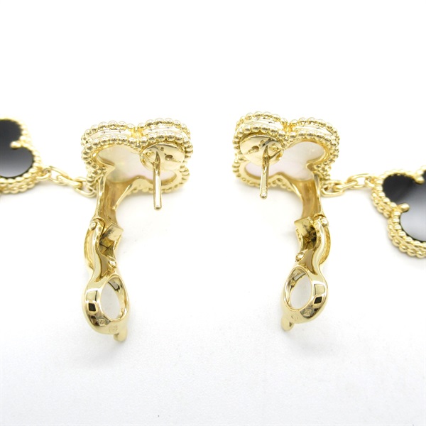 R6204 一点物カービングピアス オニキス×MOP TAKE-UP ONLINE SHOP/テイクアップ公式オンラインショップ / K18