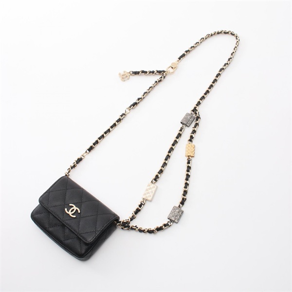 ⭐️ CHANEL マイクロ　ミニミニ　マトラッセ CHANEL シャネル ミニミニマトラッセ チェーンベルト ウエストポーチ