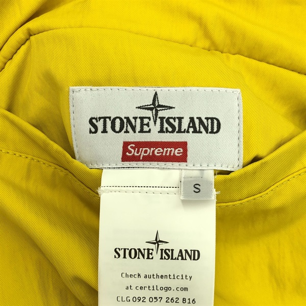別注 arena イエロー SSサイズ ストーンアイランド(STONE ISLAND)ストーンアイランド リバーシブル