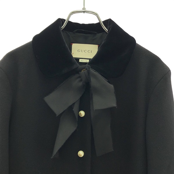 グッチ(GUCCI)グッチ コットン×ウール コート 38 その他コート 衣料品