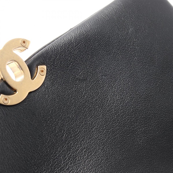 シャネル CHANEL マトラッセ ショルダーバッグ バッグ レザー レディース ブラック系 【中古】 CHANEL（シャネル） マトラッセ35 ココマーク チェーン ショルダー