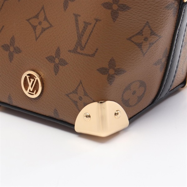 ルイ・ヴィトン LOUIS VUITTON ノエパース LVチャーム ショルダーバッグ バッグ PVCコーティングキャンバス レザー モノグラム・リバース レディース ブラウン系 / ブラック系 M82885 【中古】 ルイ・ヴィトン(LOUIS VUITTON)ルイ・ヴィトン ノエパース LVチャーム