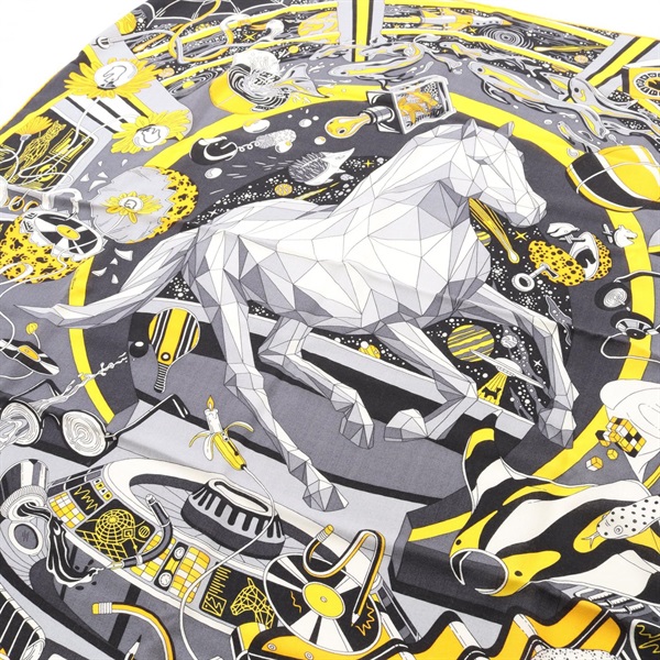 エルメス(HERMES)エルメス カレ100 Faubourg of Dreams スカーフ 衣料  