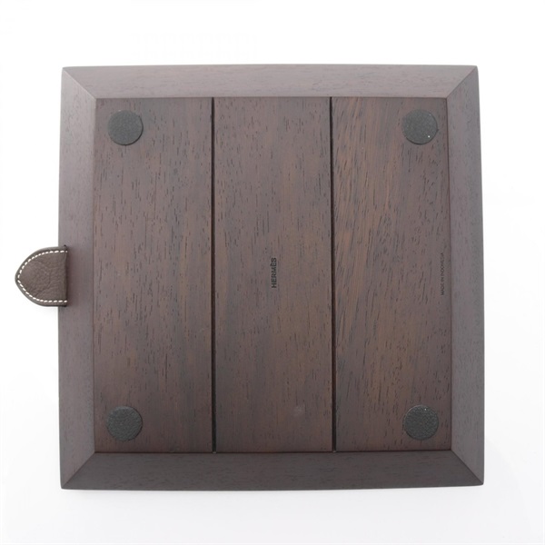 【SALE】エルメス　ヴィド・ポッシュ　スクエア　アトリウム トレー　小物入れ エルメス ヴィドポッシュ スクエア アトリウムPM ウッド 小物