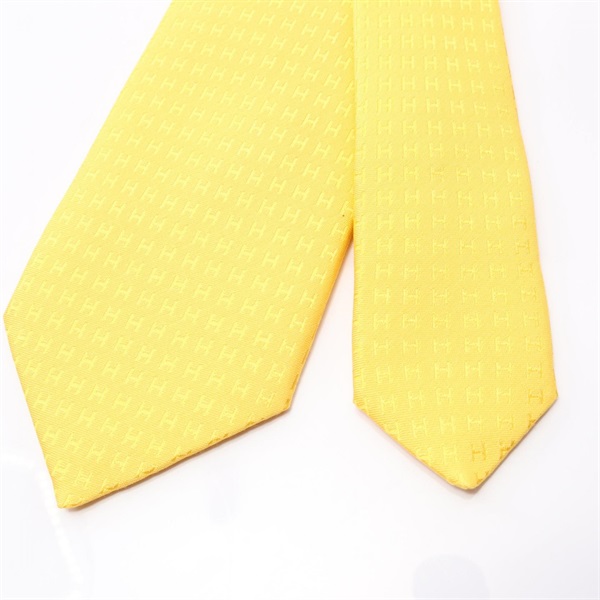 【新品未使用】HERMES エルメス ネクタイ イエロー エルメス(HERMES)エルメス ネクタイ 衣料品 メンズ｜2107601099742