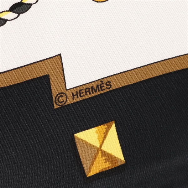 エルメス(HERMES)エルメス カレ90 LES CLES THE KEYS RARE スカーフ