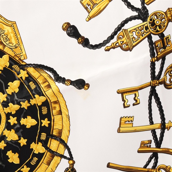 エルメス(HERMES)エルメス カレ90 LES CLES THE KEYS RARE スカーフ