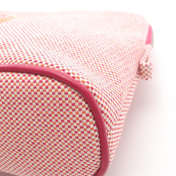 エルメス(HERMES)エルメス ボリードポーチ クレイジーH フランボワーズ  