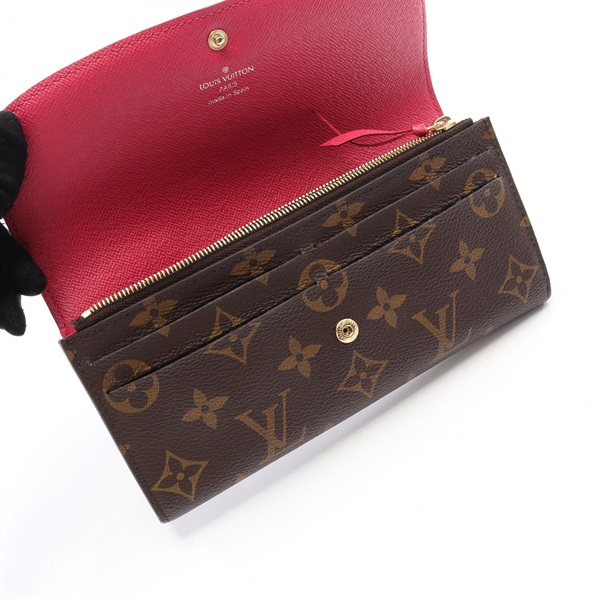 あーちゃんさん専用✨モノグラム ポルトフォイユ エミリー ルージュ ルイヴィトン ルイ・ヴィトン(LOUIS VUITTON)ルイ・ヴィトン ポルトフォイユ