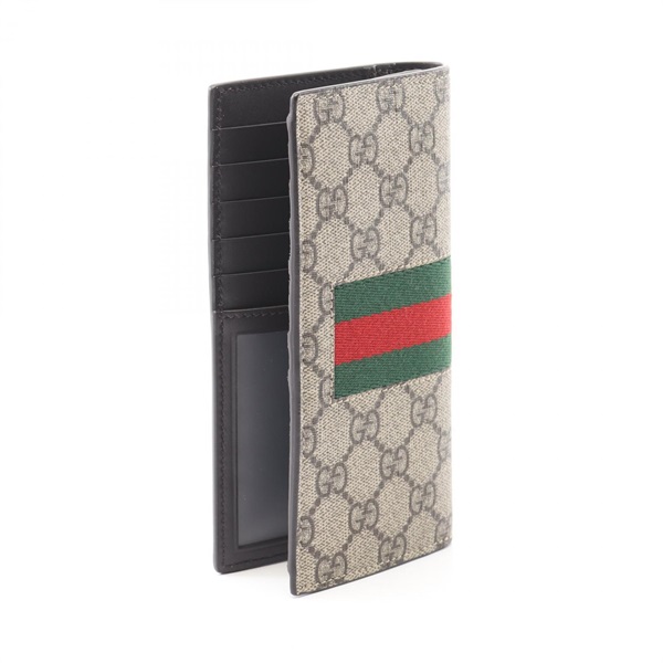 グッチ(GUCCI)グッチ シェリーライン GGスプリーム 札入れ 財布 メンズ