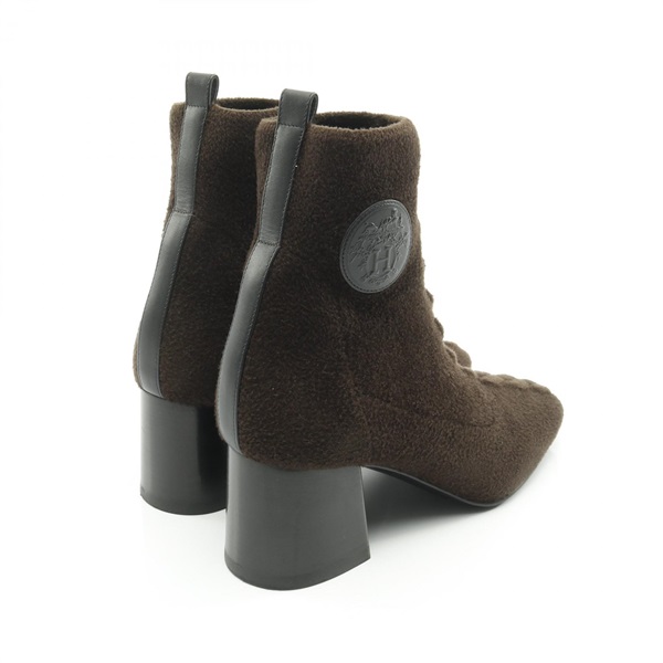 【美品】　HERMES　エルメス　ヴォルヴェール　ショートブーツ　グレー　36 エルメス(HERMES)エルメス ヴォルヴェール60 ブーツ 靴