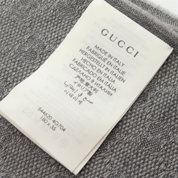 グッチ(GUCCI)グッチ GG柄 ウェビングライン マフラー 衣料品 メンズ