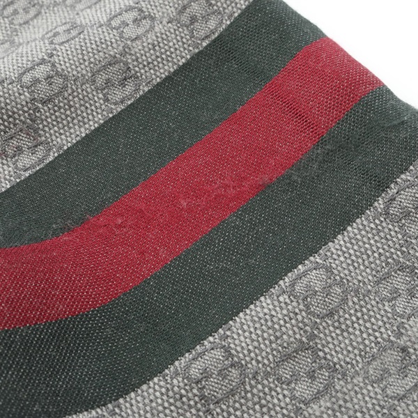 グッチ(GUCCI)グッチ GG柄 ウェビングライン マフラー 衣料品 メンズ