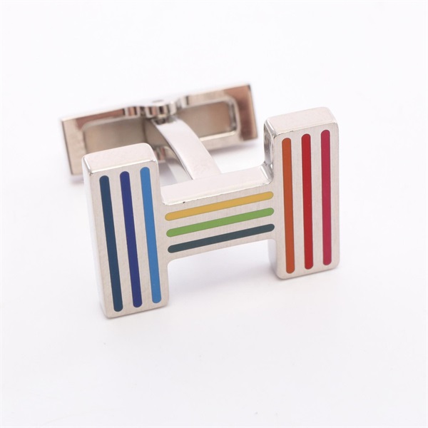 新品　HERMES クイズ　カフスリンクス エルメス(HERMES)エルメス カフリンクス クイズレインボー カフス