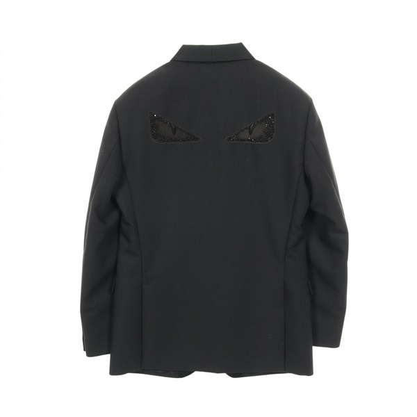 【美品】フェンディ モンスター バクズアイ トラックジャケット フェンディ(FENDI)フェンディ モンスター バグズアイ ショールカラー