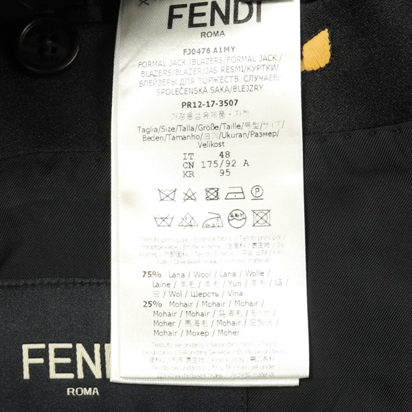 フェンディ(FENDI)フェンディ モンスター バグズアイ ショールカラー