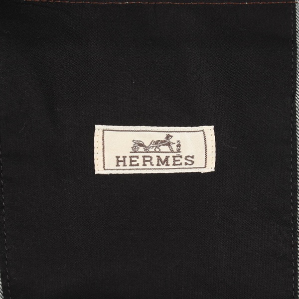 エルメス❤️セリエボタン❤️シルク・デニム❤️ジャケット　Tになります。 エルメス(HERMES)エルメス セリエボタン レザーポケット デニム