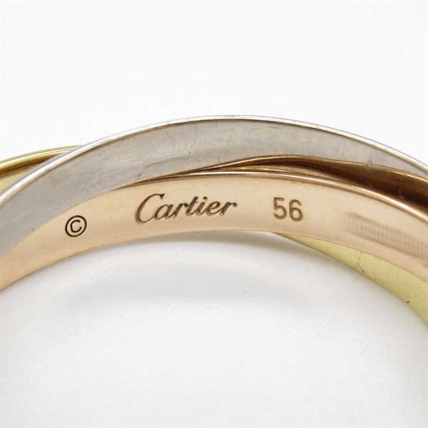 正規良 激レア カルティエ トリニティリング装飾 ロゴ ペーパーナイフ 付属有 3連リング 重ね付けリング トリニティリング つけっぱなし 金属