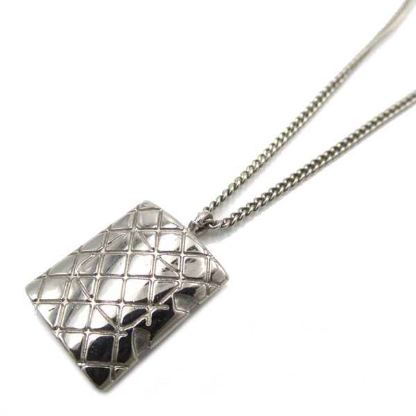 CHANEL シャネル カンボンネックレス ココマーク 05C シルバー ⓪