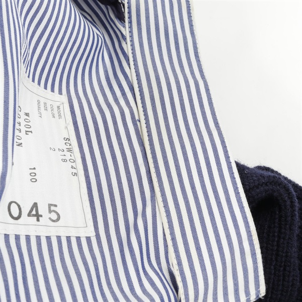 サカイ(Sacai)サカイ ストライププリーツシャツ カーディガン 衣料品