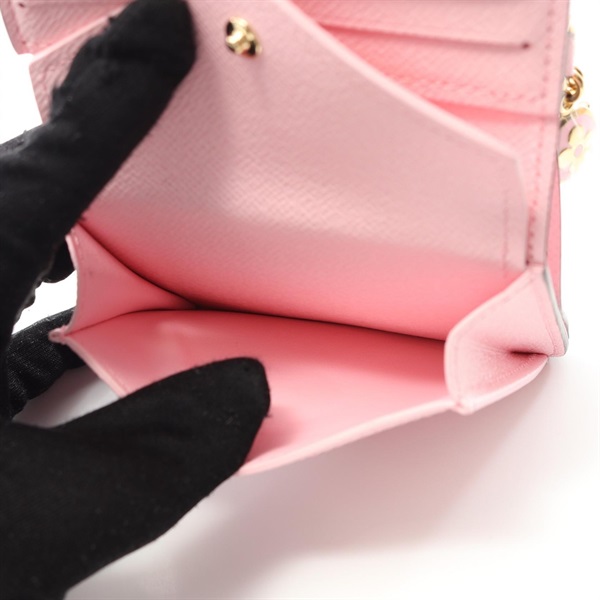 ルイヴィトン ポケットウォレット ピンク LOUIS VUITTON（ルイ・ヴィトン） 財布 ポケットウォレット LVチャーム