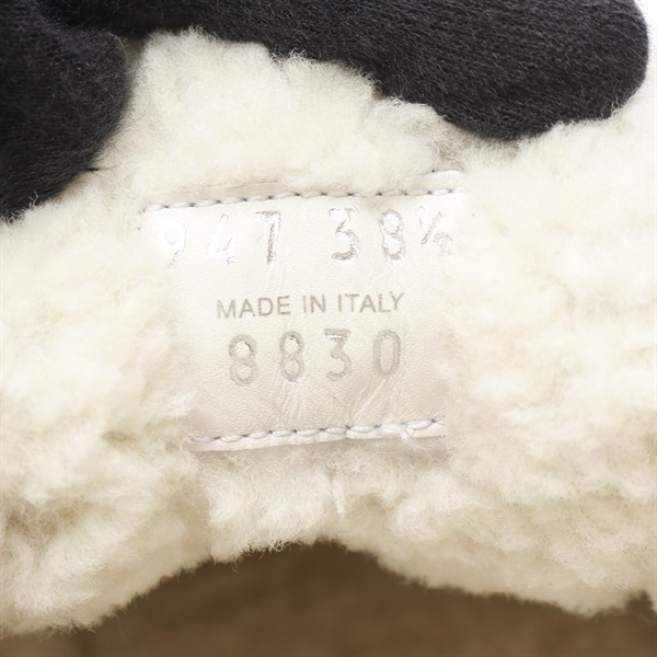 プラダ(PRADA)プラダ トライアングルロゴ ボア スニーカー 靴