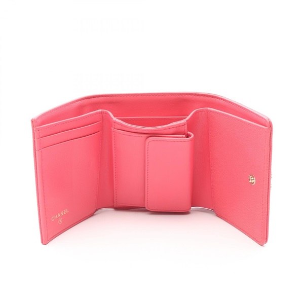 シャネル(CHANEL)シャネル マドモアゼル ミニウォレット 三つ折り財布